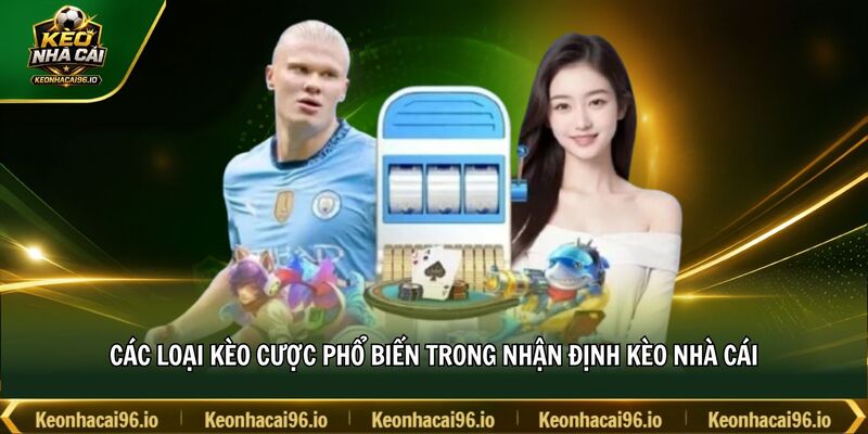 Các loại kèo cược phổ biến trong nhận định kèo nhà cái Các loại kèo cược phổ biến trong nhận định kèo nhà cái